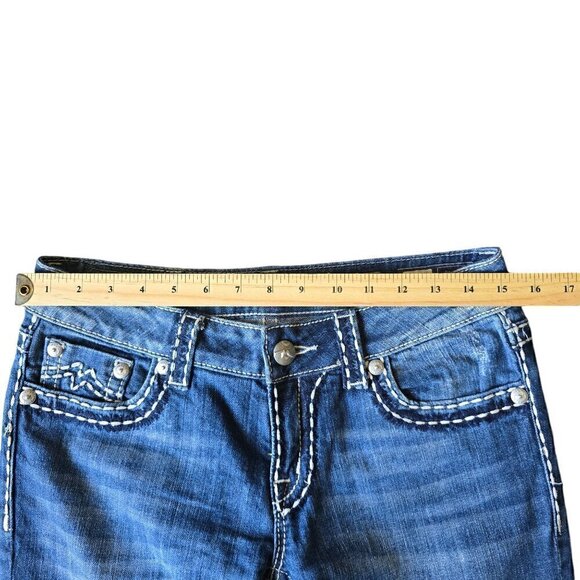 Miss Me Sunny Skinny Deep Stitch Women’s Jeans size 28 - Picture 5 of 12
